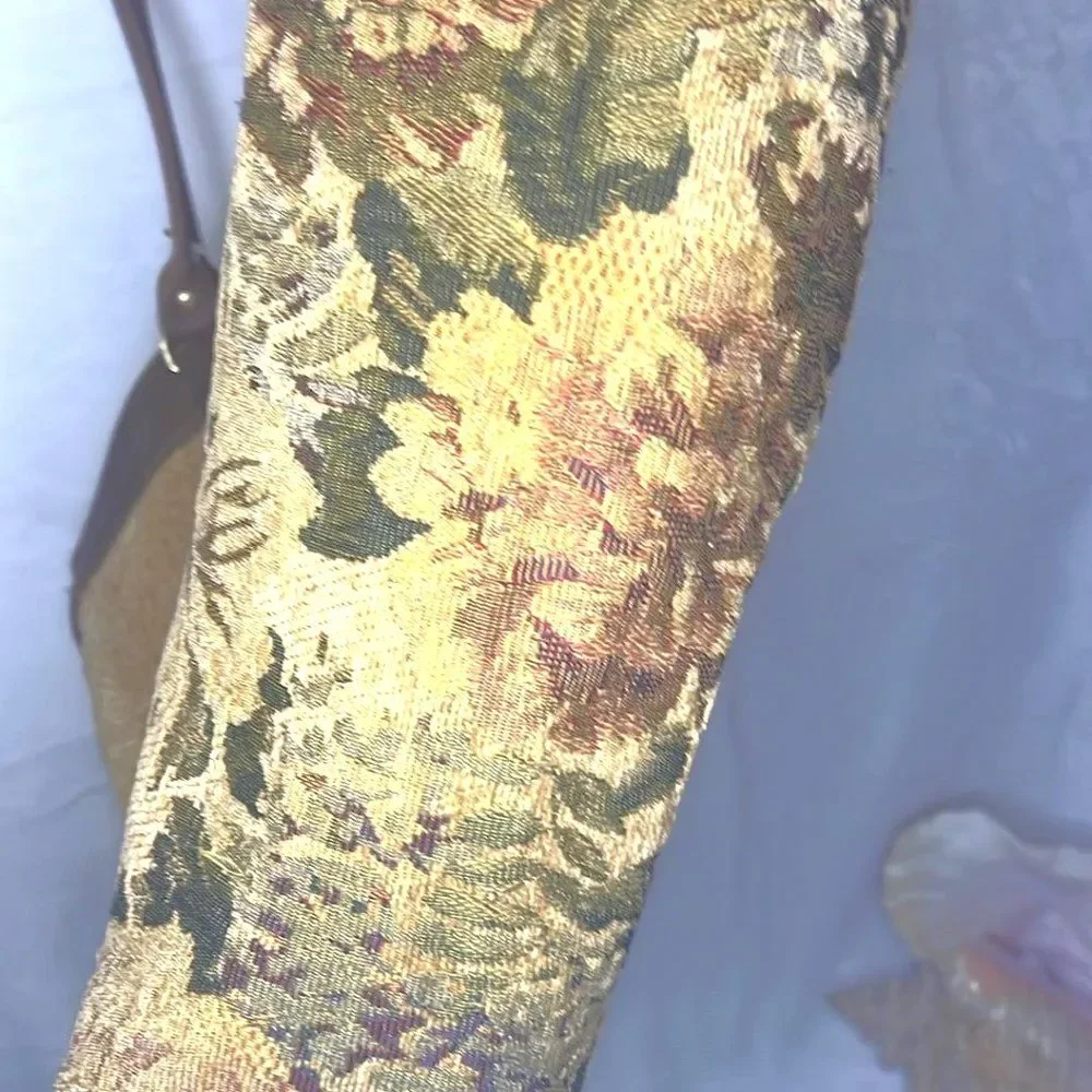 Down Home Leather Large Tapestry Tote - EUC - Picture 5 of 9